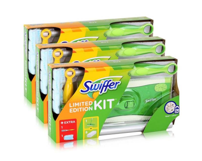 Swiffer Swiffer Limited Edition Starterpack - Tücher + Staubmagnet (3er Pack) Reinigungstücher von Swiffer