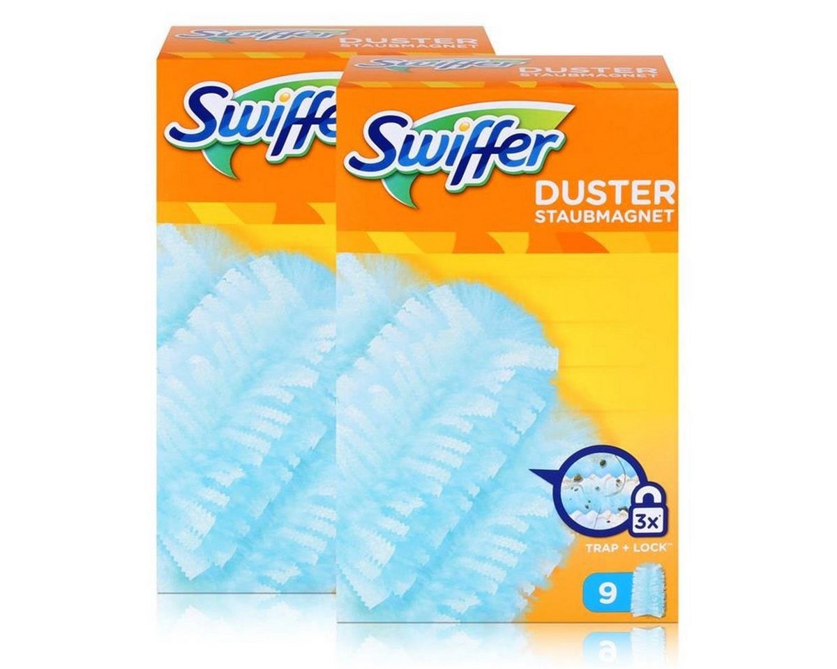 Swiffer Swiffer Staubmagnet Tücher 9er - Nimmt 3x mehr Staub und Haare auf (2e Reinigungstücher von Swiffer