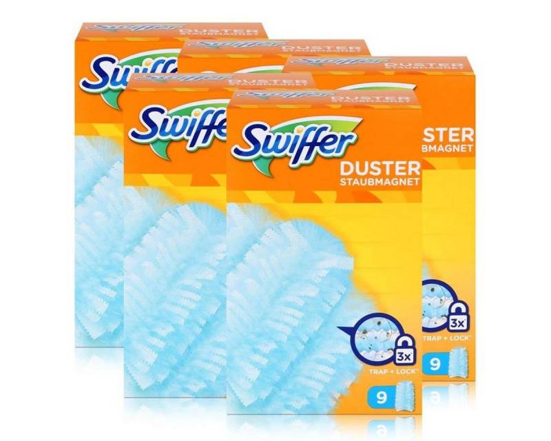 Swiffer Swiffer Staubmagnet Tücher 9er - Nimmt 3x mehr Staub und Haare auf (5e Reinigungstücher von Swiffer
