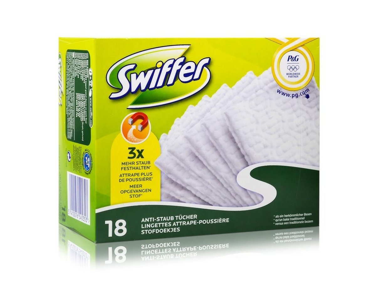 Swiffer Swiffer Trocken Bodenwischtücher 18er Reinigungstücher von Swiffer