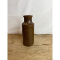 Antik Große Braune Steingut Flasche. Guter Zustand von SwiftMillVintage