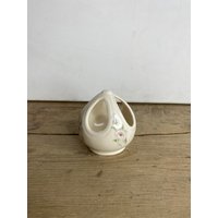 Vintage Aldridge Keramik Longton Creme Topf Pourri Vase Mit Pastell Floral Design. in Gutem Zustand von SwiftMillVintage