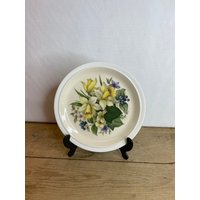 Vintage Hornsea Keramik. England. Hübscher Frühling Blumen Deko Teller in Gutem Zustand von SwiftMillVintage