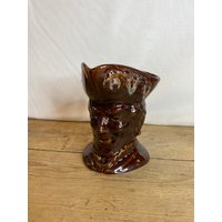 Vintage Kernewek Pottery Brown Glasur Toby Krug /Tankard 1960Er Jahre Cornwall, England - in Gutem Zustand Schönes Festes Stück von SwiftMillVintage