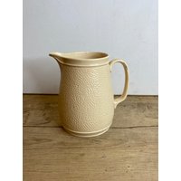 Vintage Ksp Keele Street Pottery Beige Orange Peel Dimpled Design Krug. Guter Zustand von SwiftMillVintage