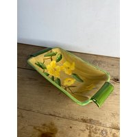 Vintage Myott Und Söhne Auffällig Art Deco Handbemalt Gelb, Grün Braun Große Rechteckige Obstschale Design. in Gutem Zustand Vintage Myott Und Söhne Auffällig Art Deco Handbemalt Gelb, Grün Braun Große Rechteckige Obstschale Design. in Gutem Zustand von SwiftMillVintage