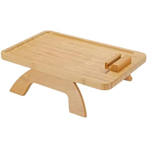 Swiixxer 1 Stück Sofa-Beistelltisch zum Anklipsen für Breite Sofas, Klappbares Couch-Tablett zum Essen/Getränke von Swiixxer