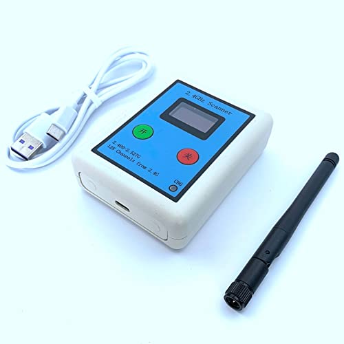 Swiixxer 2.4G NRF24L01 Spektrumanalysator Signalquellenscanner OLED-Bildschirm Einfacher Scanner von Swiixxer