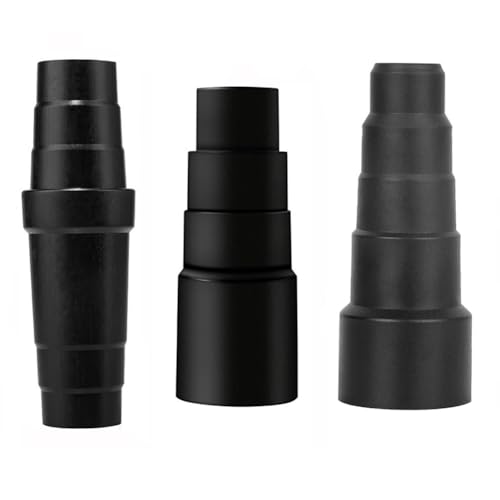 Swiixxer 3 Stück Schlauchadapter Universal - Staubsauger-Adapter Gummi, Staubsauger-Adapter - Schlauchreduzierer von Swiixxer
