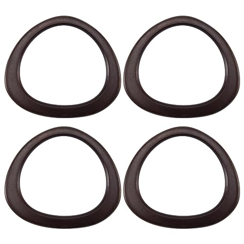 Swiixxer 4 Pack Hand D Förmige Griffe Werkzeug für Gehäkelte Strick Beutel Strand Tasche Stroh Sack Griffe von Swiixxer