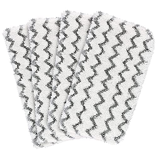 Swiixxer 4 Pack für Dampf Mopp S1000 S1000A S1000C S1000WM S10001C Waschbar für Dampf Mopp Pads von Swiixxer