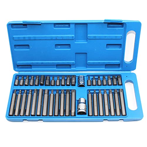 Swiixxer 40-Teiliges Star Spline Innensechskant-Bit-Set Werkzeug-Set PräZisions-Schraubendreher-Bits Garagenwerkzeug-AusrüStung für Auto-Auto-Reparatur von Swiixxer