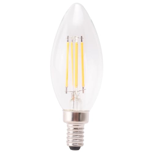 Swiixxer Dimmbare E12 4W COB Kerze Flamme Filament LED GlüHbirne Lampe 10 X 3,5 cm Swiixxer Dimmbare E12 4W COB Kerze Flamme Filament LED GlüHbirne Lampe 10 X 3,5 cm von Swiixxer