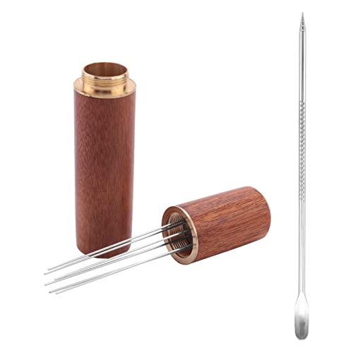 Swiixxer Espresso-Verteiler-Rührwerkzeug 6 Nadeln Espresso-Kaffee-Rührer Espresso-Nadel Kaffeepulver-Nadel mit Latte Pen Swiixxer Espresso-Verteiler-Rührwerkzeug 6 Nadeln Espresso-Kaffee-Rührer Espresso-Nadel Kaffeepulver-Nadel mit Latte Pen von Swiixxer