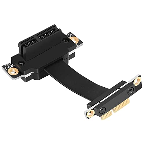 Swiixxer PCIE X1 Riser-Kabel Dual 90-Grad-Rechtwinkliges PCIe 3.0 X1 Bis X1-VerläNgerungskabel 8 Gbit/S PCI Express 1X Riser-Karte - 5 cm Swiixxer PCIE X1 Riser-Kabel Dual 90-Grad-Rechtwinkliges PCIe 3.0 X1 Bis X1-VerläNgerungskabel 8 Gbit/S PCI Express 1X Riser-Karte - 5 cm von Swiixxer