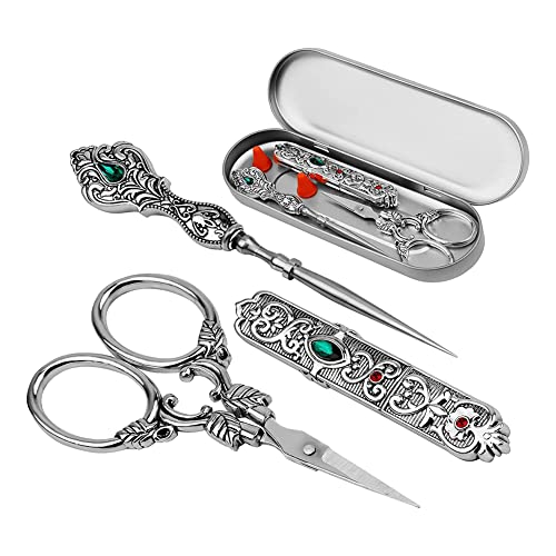 Swiixxer Stickscheren-Sets,+Stickschere,NäHhutble,Komplette NäHsets für Stickereien und Kunsthandwerk A von Swiixxer