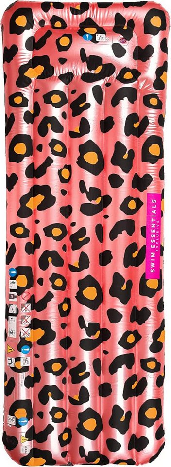 Swim Essentials Luftmatratze Swim Essentials Luftmatratze Luxury Leopard Rose Gold 177 x 67 cm von Swim Essentials