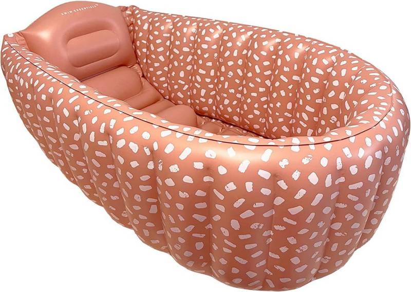 Swim Essentials Pool Swim Essentials Baby Badewanne Rot /Weiß mit Punkte 90 x 55 x 30 cm von Swim Essentials