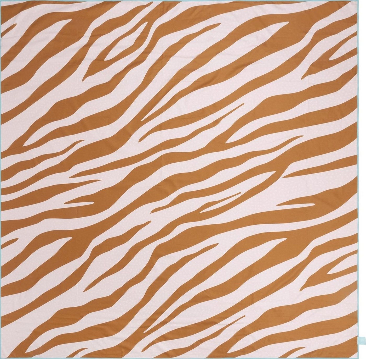 Swim Essentials Strandtücher Mikrofaser Strandtuch Badetuch orange/karamell Zebra 180 x 180 cm von Swim Essentials