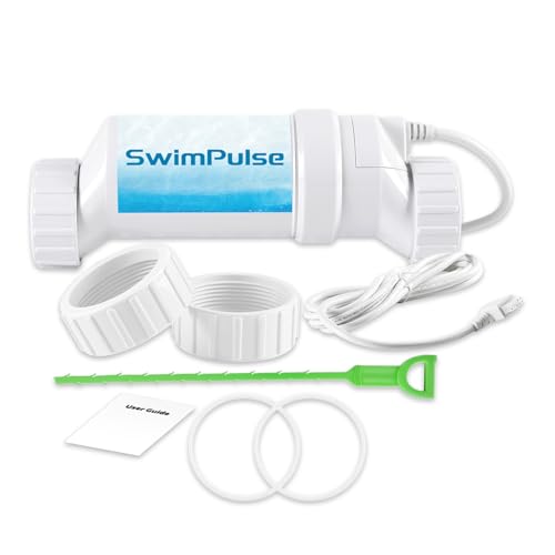 Swimpulse Salzzelle – bis zu 40.000 Gallonen Swimmingpool, 1 Jahr Garantie, SPLT15H-1W, Salzzelle für Pool, Chlorierung Pool Salzzellenersatz Swimpulse Salzzelle – bis zu 40.000 Gallonen Swimmingpool, 1 Jahr Garantie, SPLT15H-1W, Salzzelle für Pool, Chlorierung Pool Salzzellenersatz von SwimPulse