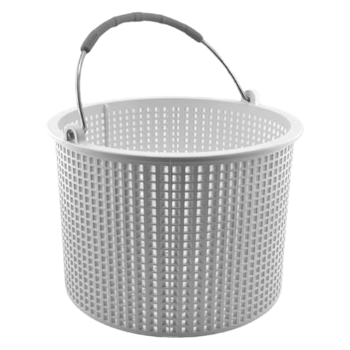 Swimables Pool-Skimmerkorb für Innenpool, kompatibel mit Hayward Skimmerkorb und Pool-Filterkorb SP1082CA | Integriertes Messinggewicht | 316 Edelstahlgriff & praktischer Gummigriff von Swimables