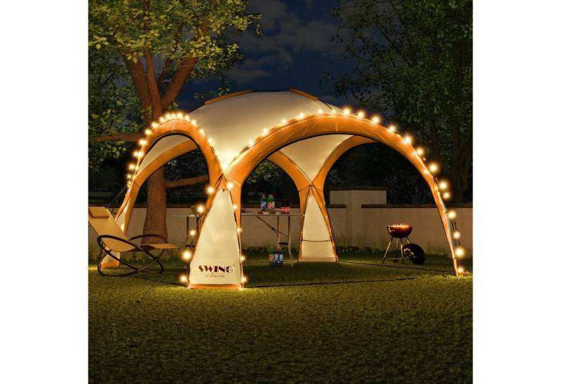 Swing&Harmonie Faltpavillon LED Event Pavillon 3,6 x 3,6m DomeShelter Garten inkl. Solarmodul Swing&Harmonie Faltpavillon LED Event Pavillon 3,6 x 3,6m DomeShelter Garten inkl. Solarmodul von Swing&Harmonie