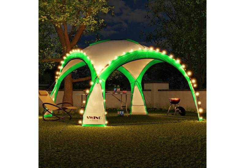 Swing&Harmonie Faltpavillon LED Event Pavillon 3,6 x 3,6m DomeShelter Garten inkl. Solarmodul Swing&Harmonie Faltpavillon LED Event Pavillon 3,6 x 3,6m DomeShelter Garten inkl. Solarmodul von Swing&Harmonie