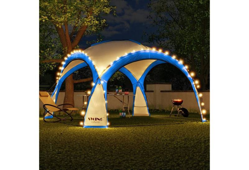 Swing&Harmonie Faltpavillon LED Event Pavillon 3,6 x 3,6m DomeShelter Garten inkl. Solarmodul Swing&Harmonie Faltpavillon LED Event Pavillon 3,6 x 3,6m DomeShelter Garten inkl. Solarmodul von Swing&Harmonie