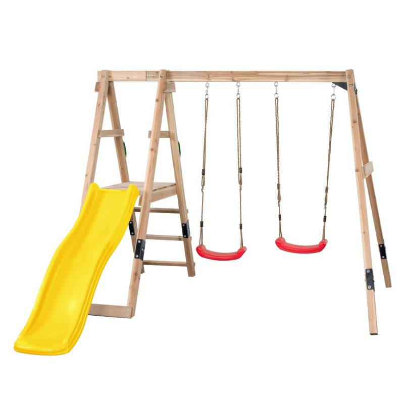 Swing King Schaukel Ava 185 cm x 235 cm x 274 cm Gelb FSC® von SwingKing