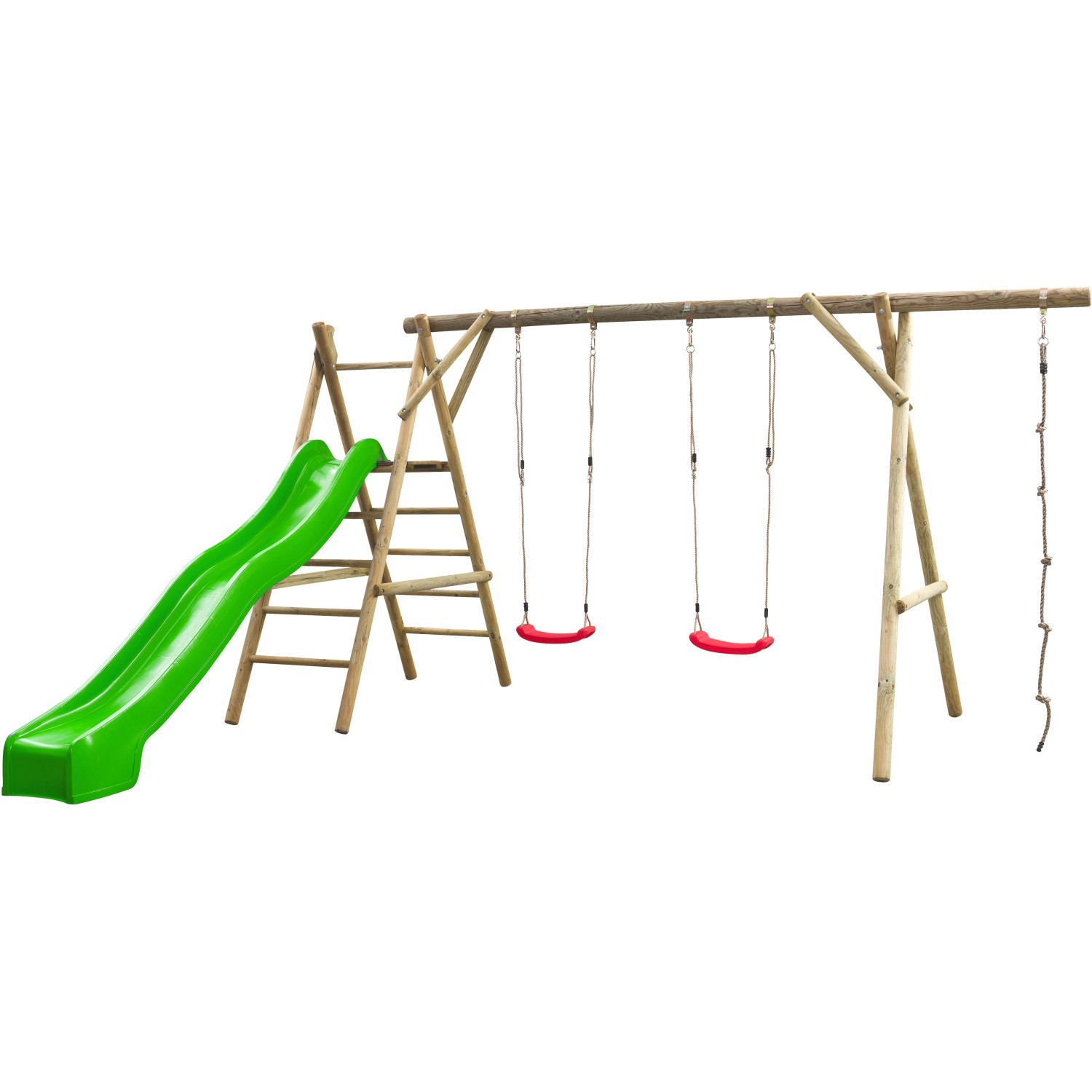 SwingKing Spielgerät Noortje Apfelgrün 450 cm x 375 cm x 220 cm von SwingKing