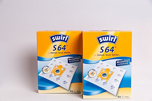 2 x Swirl Papierbeutel S 64 / S 66 MP Staubsaugerbeutel passend für Micropor von Swirl