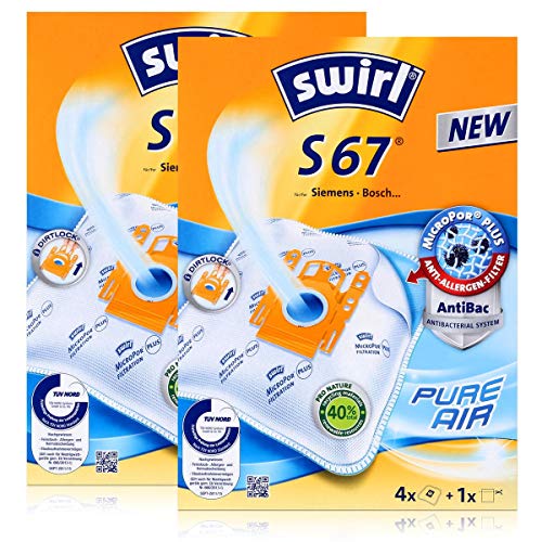 8 Original SWIRL S67 Staubsaugerbeutel für Bosch Move BSGLMOVE1 – 3M BSGL2MOVE1 – 8 8 Original SWIRL S67 Staubsaugerbeutel für Bosch Move BSGLMOVE1 – 3M BSGL2MOVE1 – 8 von Swirl