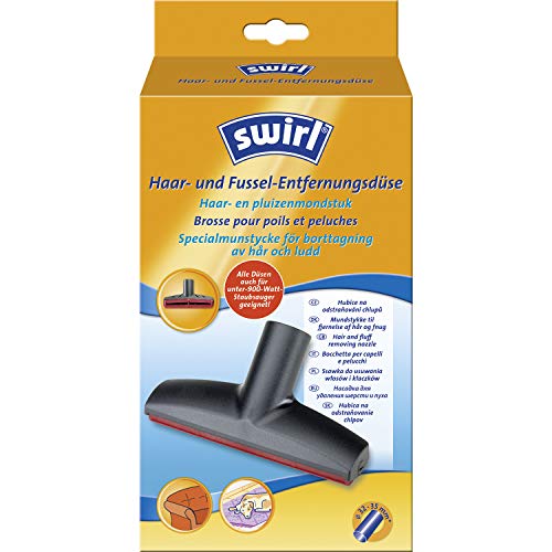 Swirl Haar und Fussel-Entfernungsdüse (Staubsaugerdüse mit flexibler Unterseite, 32mm-35mm, Passend z.B. für Miele, Siemens, Bosch, Philips, Kärcher, AEG, Samsung, Rowenta) von Swirl