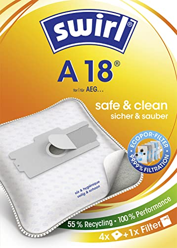 A 18® EcoPor® Staubsaugerbeutel für AEG, Privileg, Singer A 18® EcoPor® Staubsaugerbeutel für AEG, Privileg, Singer von Swirl