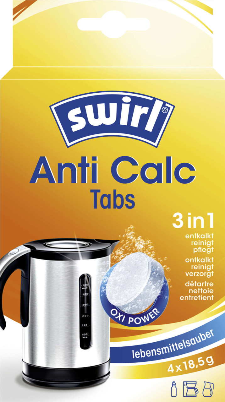 Swirl Entkalker Tabletten 3in1 4 x 18,5 g von Swirl
