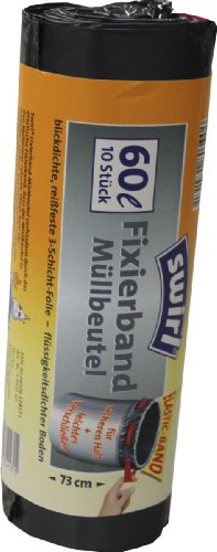 Swirl Fixierband Müllbeutel 60L 10 Stück Swirl Fixierband Müllbeutel 60L 10 Stück von Swirl