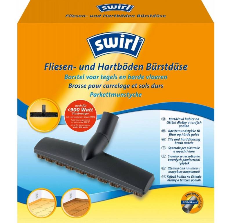 Swirl Hartbodendüse 208005 - Fliesen & Hartboden Bürstdüse - schwarz von Swirl