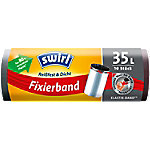 Swirl Fixierband Müllbeutel 35 L Schwarz 10 Stück von Swirl