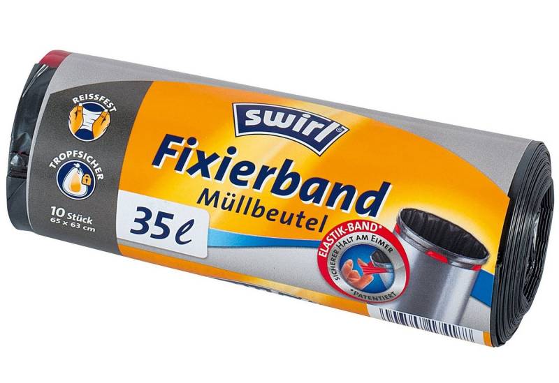 Swirl Müllbeutel Swirl 35l Fixierband-Müllbeutel von Swirl