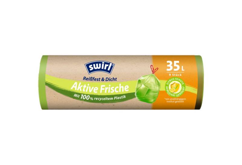 Swirl Papierkorb Müllsack Aktive Frische 215901 35l 9 Stück von Swirl