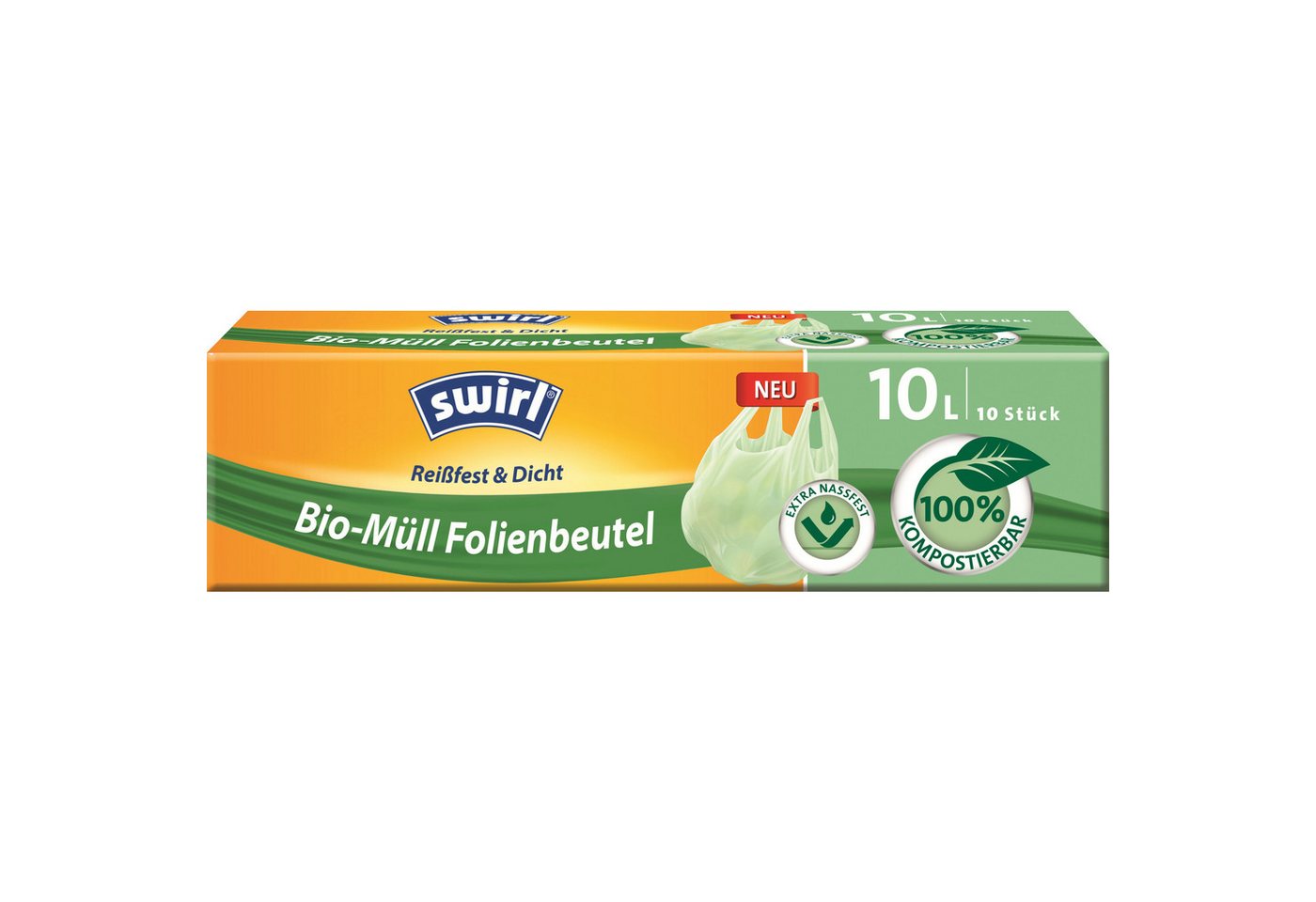 Swirl Papierkorb Müllsack Bioabfall Folie 10l grün 10 Stück Swirl Papierkorb Müllsack Bioabfall Folie 10l grün 10 Stück von Swirl