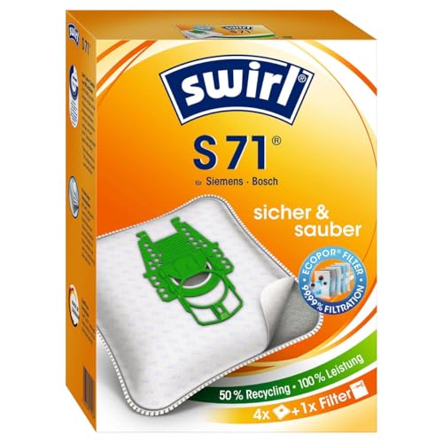 4 Swirl S71 Staubsaugerbeutel für Siemens Dynapower XXL Parquet Specialist von Staubbeutel-Profi® 4 Swirl S71 Staubsaugerbeutel für Siemens Dynapower XXL Parquet Specialist von Staubbeutel-Profi® von Staubbeutel-Profi