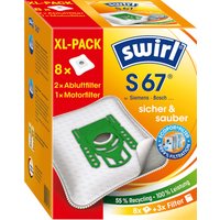 Swirl Staubsaugerbeutel "Swirl S 67 EcoPor XL Vorteilspack", (Packung, 11 St.) von Swirl