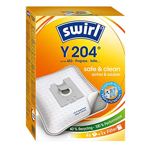 Swirl Staubsaugerbeutel Y204 / Y 204 MicroPor Plus AirSpace für AEG Smart Gr. 51 von Swirl