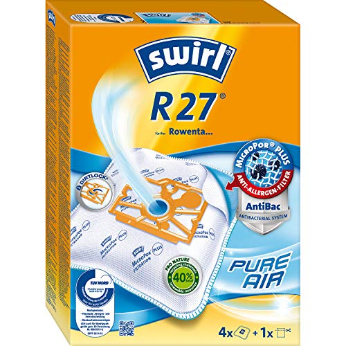 Swirl Y 104 MicroPor Plus Staubsaugerbeutel für Clatronic, Dirt Devil, Zelmer Staubsauger, Anti-Allergen-Filter, 4 Stück inkl. Filter Swirl Y 104 MicroPor Plus Staubsaugerbeutel für Clatronic, Dirt Devil, Zelmer Staubsauger, Anti-Allergen-Filter, 4 Stück inkl. Filter von Swirl
