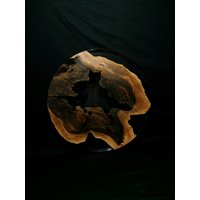Epoxy Table Walnut 80cm von Swissepoxyart