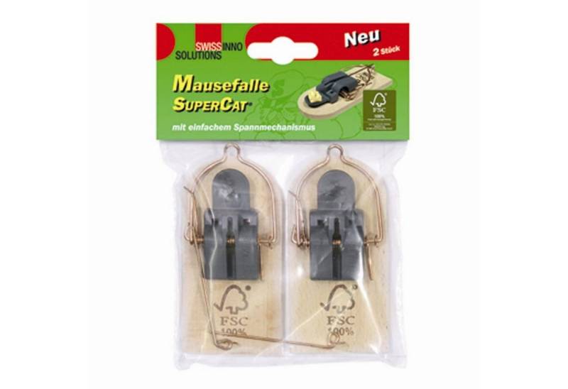 Swissinno Insektenfalle SuperCat Holzmausefalle 2er Set,SB Karte von Swissinno