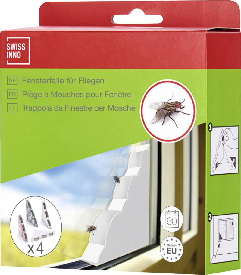 Swissinno Natural Control Fensterfalle für Fliegen 4er Set Swissinno Natural Control Fensterfalle für Fliegen 4er Set von Swissinno