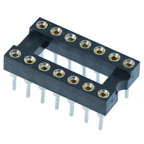 14-poliger DIP/DIL gedrehter Pin IC-Buchsenstecker, 0,8 cm Pitch (5 Stück) von Switch Electronics