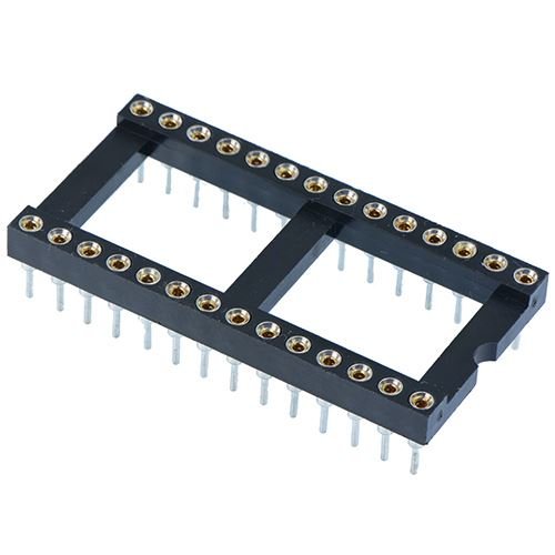 28-polige DIP/DIL gedrehter Pin IC-Buchsenstecker, 1,5 cm Rastung, 5 Stück von Switch Electronics